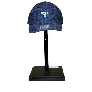 Mitchell & Ness Chicago Bulls Reverse Denim Slouch Strapback Hat Cap
